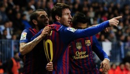 FC Barcelona, fără rivali; A învins Malaga și este la 18 pt. de Real