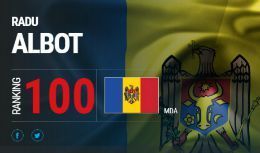 Radu Albot a devenit astăzi primul moldovean din istorie prezent în TOP 100 ATP