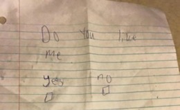 Ce a răspuns un băieţel colegei care l-a întrebat dacă o place